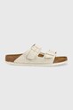 Замшевые шлепанцы Birkenstock Arizona серый 1024554