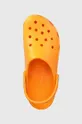 orange Crocs sliders Classic 1000