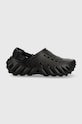 Παντόφλες Crocs Echo Clog Echo Clog φλατ μαύρο 207937.001