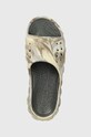 Crocs klapki Echo Marbled Slide beżowy 208467.2Y3