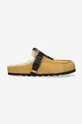 yellow MCQ suede sliders Grow-Up Unisex