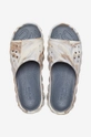 beige Crocs sliders Echo Marbled 208467