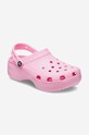 Crocs klapki Classic Platform Clog 206750.FLAMINGO różowy