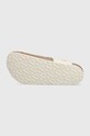 Birkenstock klapki Gizeh Canvas 1023990.EGGSHELL beżowy