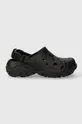 black Crocs sliders Unisex