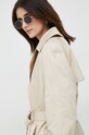 Calvin Klein płaszcz bawełniany K20K204999.PPYX beżowy