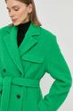 zelená Vlněný kabát Samsoe Samsoe Milena