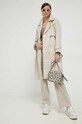 Plašč Abercrombie & Fitch KI144.3047.415 bež SS23