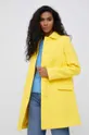κίτρινο Παλτό United Colors of Benetton Γυναικεία