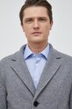 Палто с вълна BOSS 50484802 сив