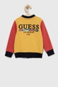 Дитяча бавовняна кофта Guess барвистий