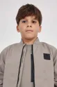 Детская куртка-бомбер Mayoral серый