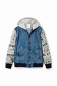 Детско яке бомбър Desigual Bugs Bunny 23SBED01 син SS23