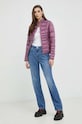 Odzież Guess kurtka dwustronna W3RL04.WF5C2 fioletowy