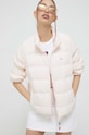 Péřová bunda Tommy Jeans růžová DW0DW14929.PPYX