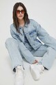 Džínová bunda Karl Lagerfeld Jeans 231J1451 modrá SS23