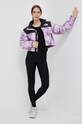 The North Face kurtka puchowa NUPTSE SHORT JACKET NF0A5GGEIAT1 fioletowy SS23