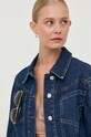 Trussardi geacă din denim bleumarin 56S00882.1T006241