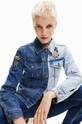 Desigual kurtka jeansowa 23SWED43 niebieski SS23