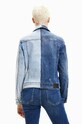 Desigual kurtka jeansowa niebieski 23SWED43