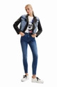 Jeans jakna Desigual modra