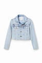 Desigual kurtka jeansowa 23SWED55 niebieski