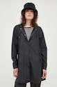 Противодождевая куртка Rains 18050 A-line W Jacket с капюшоном чёрный 18050.01