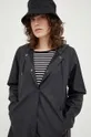 чёрный Противодождевая куртка Rains 18050 A-line W Jacket