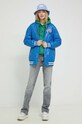 Tommy Jeans kurtka bomber DW0DW15335.PPYX niebieski SS23