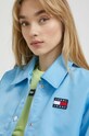 Μπουφάν Tommy Jeans μπλε DW0DW15334.PPYX