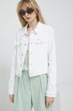 Odzież Tommy Jeans kurtka jeansowa DW0DW15615.PPYX biały