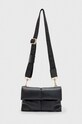 AllSaints torebka skórzana EZRA QUILT CROSSBODY skóra licowa czarny WB524Y