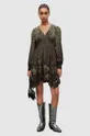 Сукня AllSaints  Основний матеріал: 51% Віскоза EcoVero, 49% Віскоза Підкладка: 100% Перероблений поліестер