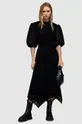 czarny AllSaints sukienka CAMILA LACE DRESS Damski