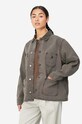 Carhartt WIP cotton denim jacket Michigan Coat other gray I031396