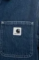 niebieski Carhartt WIP kurtka jeansowa bawełniana