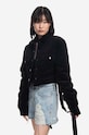 Jakna Rick Owens Cropped Outershirt DS02B4706.VS.BLACK