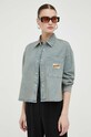 American Vintage camasa jeans FY06BE23 albastru SS23
