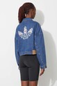 adidas Originals geacă din denim Denim Jacket fara gluga albastru IP3767
