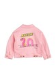 Mini Rodini kurtka jeansowa bawełniana 2311010328 różowy SS23