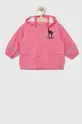 ροζ Αδιάβροχο παιδικό μπουφάν Mini Rodini Για κορίτσια