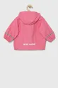 Αδιάβροχο παιδικό μπουφάν Mini Rodini ροζ