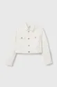 белый Детская джинсовая куртка OVS Для девочек