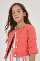 Detská rifľová bunda Mayoral ružová