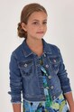 Παιδικό τζιν μπουφάν Mayoral 6434.8G.JUNIOR μπλε SS23
