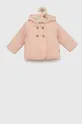розовый Куртка для младенцев United Colors of Benetton Для девочек