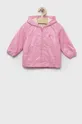 rózsaszín United Colors of Benetton csecsemő kabát Lány