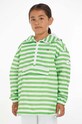 Detská bunda Tommy Hilfiger oversize zelená KG0KG07288.PPYX