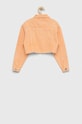 Calvin Klein Jeans kurtka jeansowa dziecięca IG0IG01924.PPYX pomarańczowy SS23