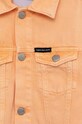 Dziewczynka Calvin Klein Jeans kurtka jeansowa dziecięca IG0IG01924.PPYX pomarańczowy